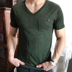 Heathered V-Neck